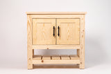 Single Sink Bathroom Vanity in Solid Pine Wood
