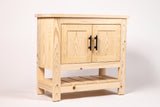Single Sink Bathroom Vanity in Solid Pine Wood