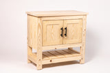Single Sink Bathroom Vanity in Solid Pine Wood