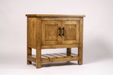 Single Sink Bathroom Vanity in Solid Pine Wood