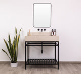 Bathroom Vanity with Single Ramp Sink