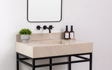 Bathroom Vanity with Single Ramp Sink