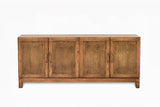 Handmade solid oak wood sideboard buffet and TV cabinet, modern wood credenza for living room, dining room, or entryway – custom sizes available