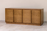 Handcrafted Oak Wood Credenza, Buffet Sideboard, Cabinet for Dining Room, Living Room, Kitchen and TV Room