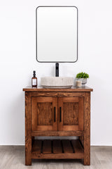 Bathroom vanity single sink