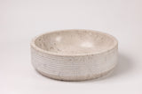 Round marble vessel bathroom sink