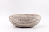 Natural Stone Vessel Bathroom Sink - Brushed Isidro Ojinaga