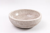 Natural Stone Vessel Bathroom Sink - Brushed Isidro Ojinaga