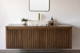 Natural Stone Vessel Bathroom Sink - Boise Ojinaga Marble