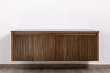 Floating Oak Double Sink Bathroom Vanity – Brooklyn