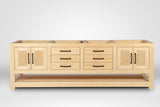 Solid Pine Double Sink Bathroom Vanity – Telluride