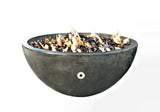 Round Outdoor Concrete Fire Pit Bowl