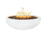 Round Outdoor Concrete Fire Pit Bowl