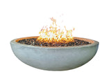 Round Outdoor Concrete Fire Pit Bowl