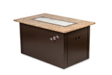 Rectangular Outdoor Fire Pit Table