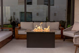 Rectangular Outdoor Fire Pit Table