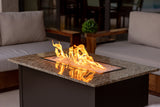 Rectangular Outdoor Fire Pit Table