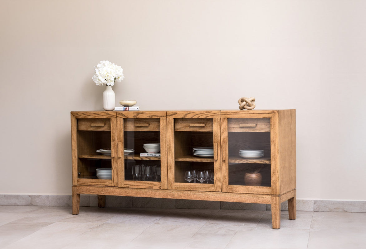 Oak Sideboard Credenza Buffet