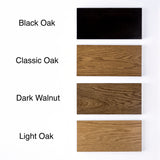 Floating Oak Double Sink Bathroom Vanity – Manhattan