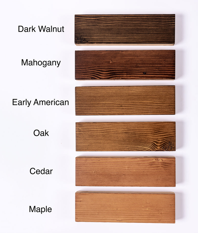 Stain wood colors
