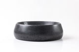 Handmade Round Stone Vessel Sink, GFRC Concrete Basin, Black Stone Vanity Sink