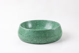 Handmade Round Stone Vessel Sink, GFRC Concrete Basin, Green Quartz Vanity Sink