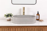 Concrete Vessel Bathroom Sink – Luna