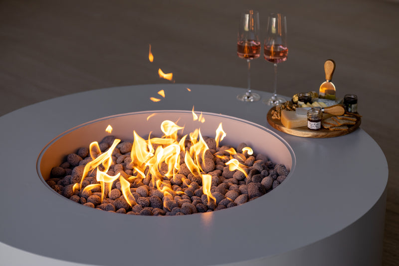 Round Outdoor Fire Pit Table