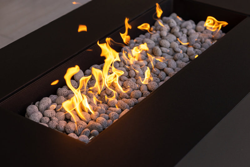Rectangular Outdoor Fire Pit Table