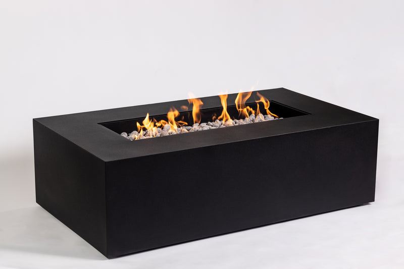 Rectangular Outdoor Fire Pit Table